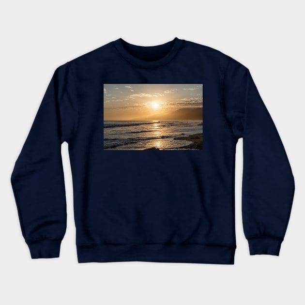 Beautiful Zuma Beach sunset, Malibu Crewneck Sweatshirt by AlexK